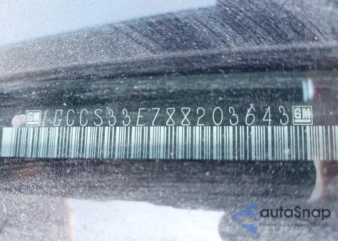 2008 Chevrolet Colorado Lt from USA, damaged, VIN 1GCCS33E788203643